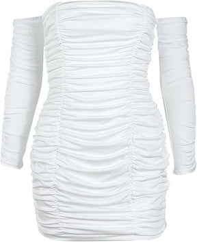 One-Shoulder Body-Fitting Dress
