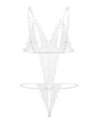 Lace Bodysuit Deep V Teddy