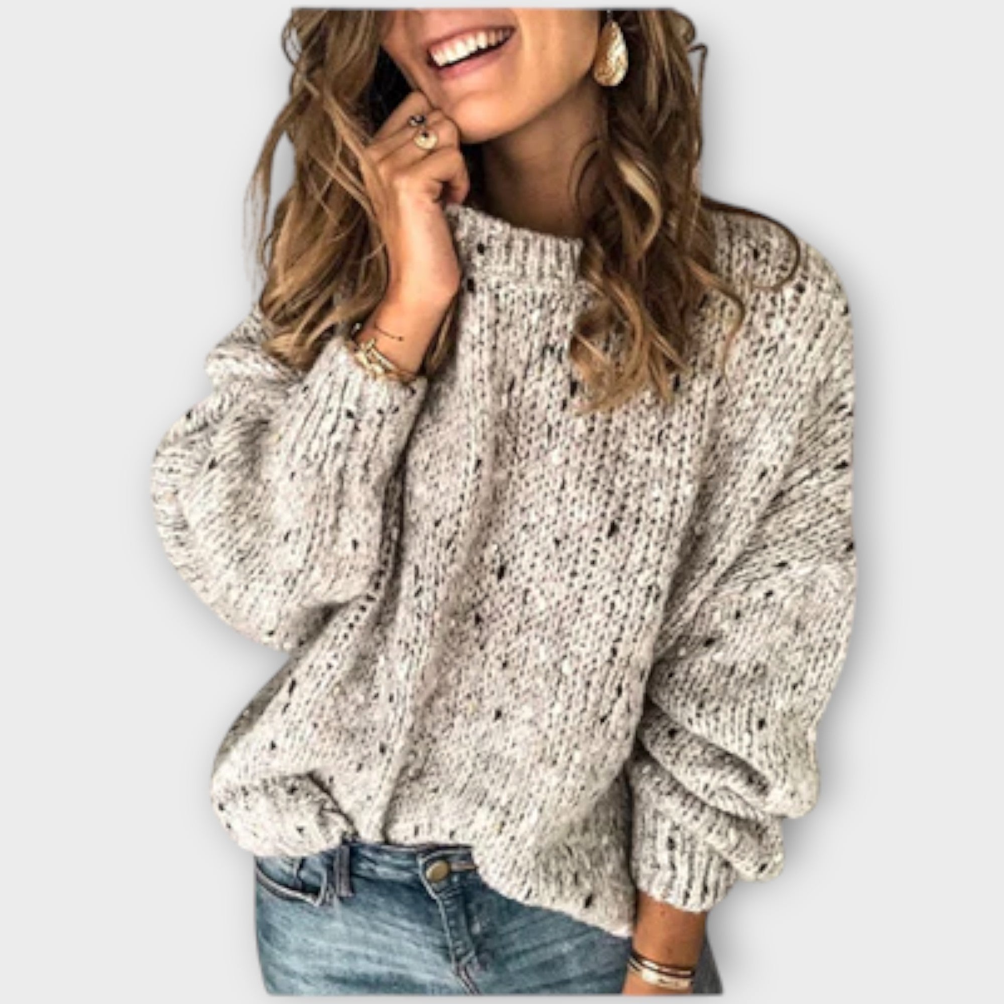 Eileen – Comfortable retro knit sweater