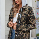 Hooded Convertible Vintage Denim Jacket