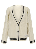 Loose Star Embroidered Cardigan
