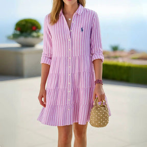 Striped Shirt Dress – R&L