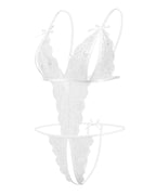 Lace Bodysuit Deep V Teddy