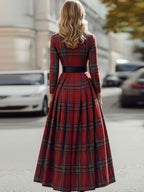 Hayden Aaliyah™ | Vintage Charm Red Dress