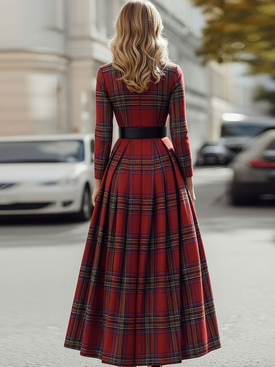 Hayden Aaliyah™ | Vintage Charm Red Dress