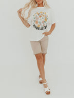 Floral Moon Shine Graphic Tee