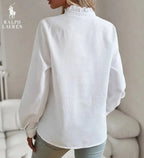 R&L Women’s Ruffled Detail Shirt