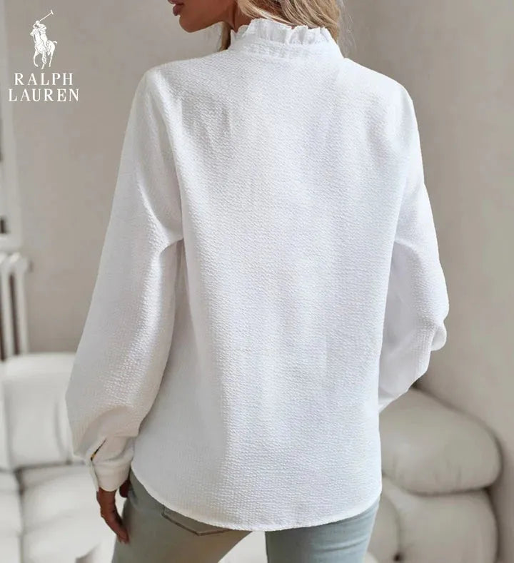 R&L Women’s Ruffled Detail Shirt