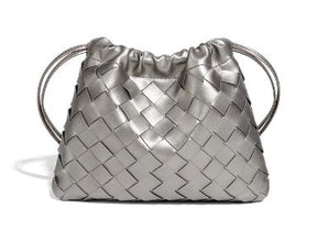 Woven Whisper™ Pouch Bag – Minimalist Elegance with Modern Versatility