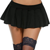Mini Short Skirts with Stockings