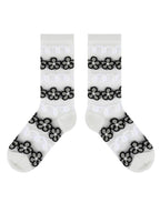Adorable Printed Crystal Sheer Stockings