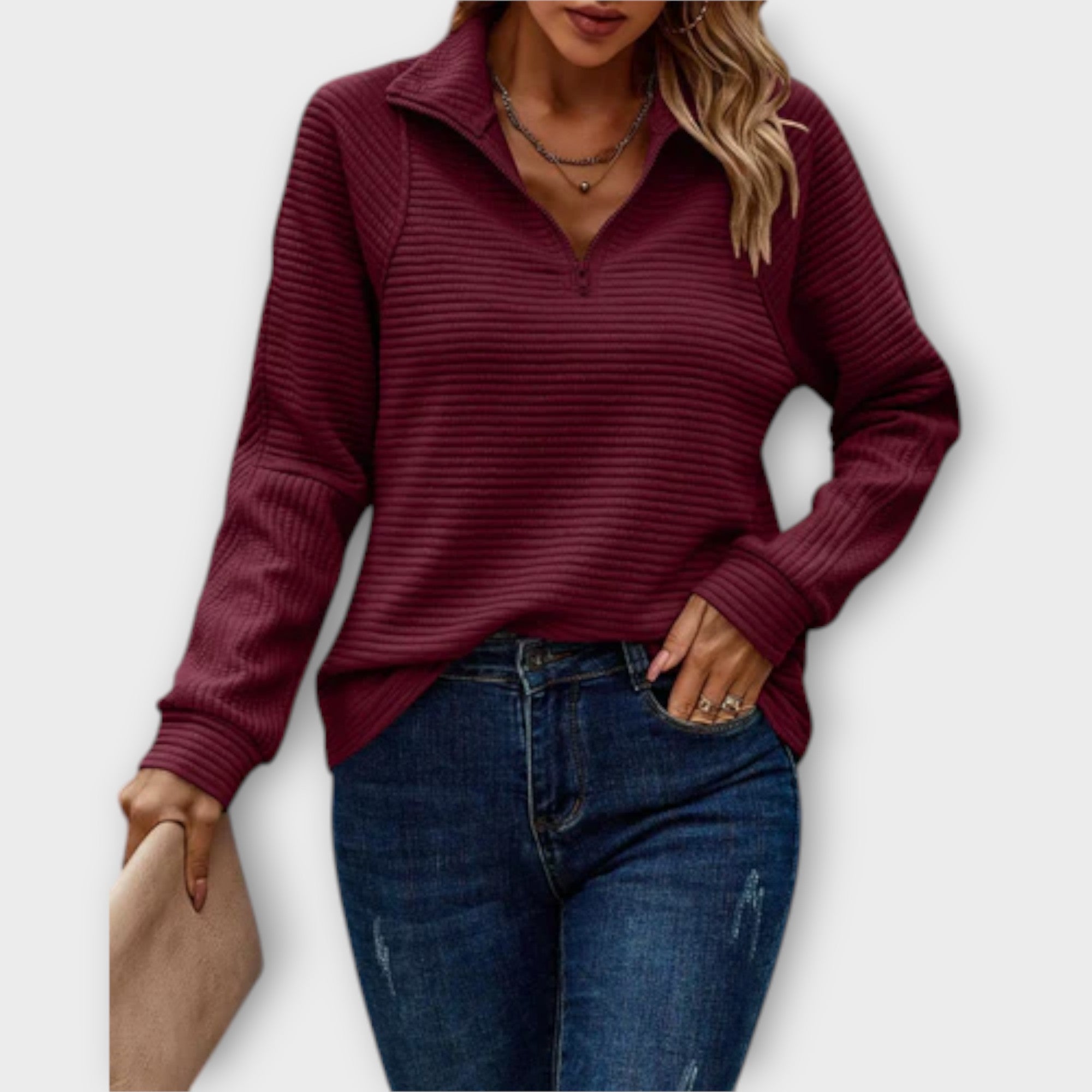 Vilja - Half-zip sweater