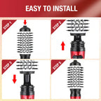2-in-1 Hot Air Styler and Rotating Hair Dryer