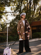 Lucky Duck Patchwork Oversized Coat