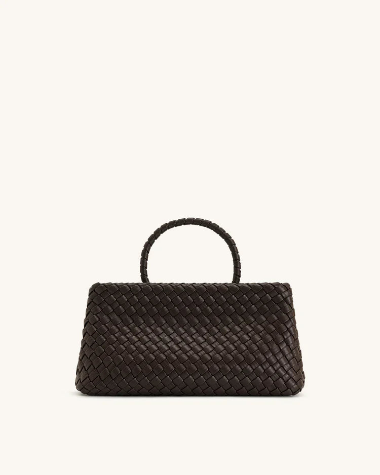 Vienna™ Woven Bag – Structured Elegance with Timeless Detail