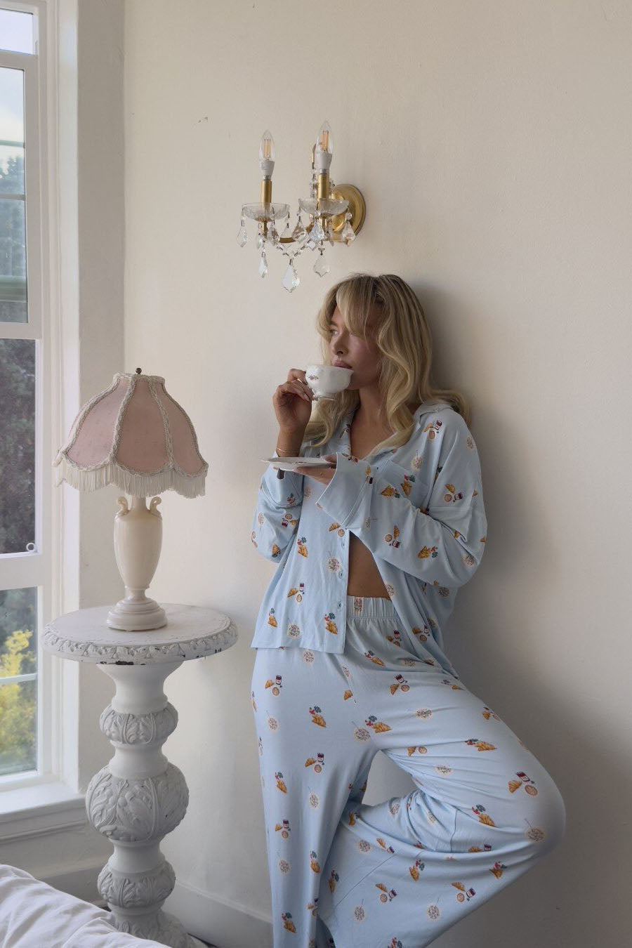 Food Print Pajama Set