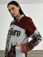 Marlboro-Style Western Denim Jacket