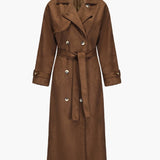 Evalyn Suede Trench Coat