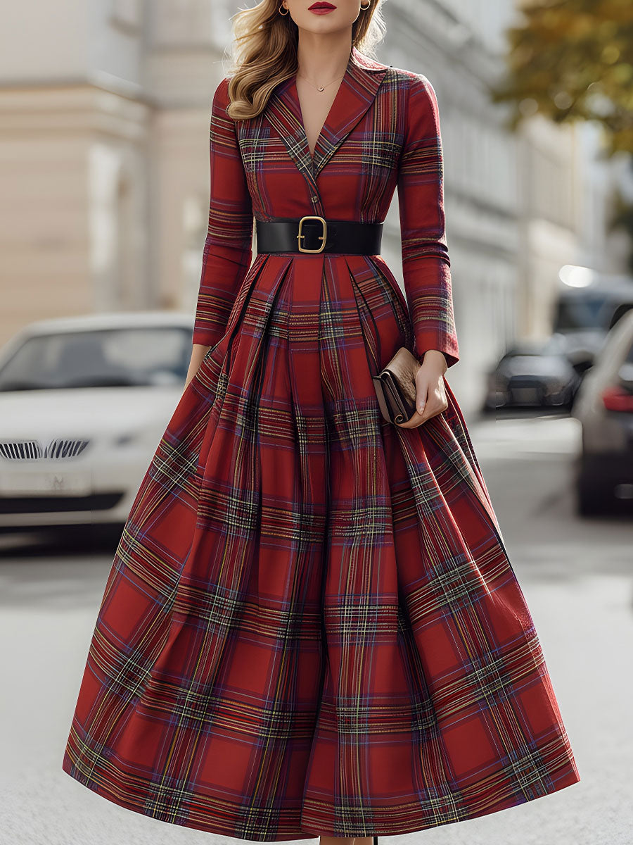 Hayden Aaliyah™ | Vintage Charm Red Dress