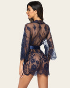 Lace Kimono Mesh Robe