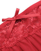 3 Piece Sets Lace Bralette, Skirt with Panty