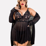 Plus Size Sleepwear Exotic Lace Lingerie Sets