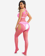 Fishnet Stockings Jumpsuit