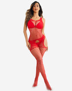 Fishnet Stockings Jumpsuit
