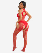 Fishnet Stockings Jumpsuit