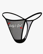Low Rise T-back Mesh Panties