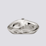 Alixe Dent Cloud Bag In Silver