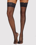Lace Trim Tights Stockings
