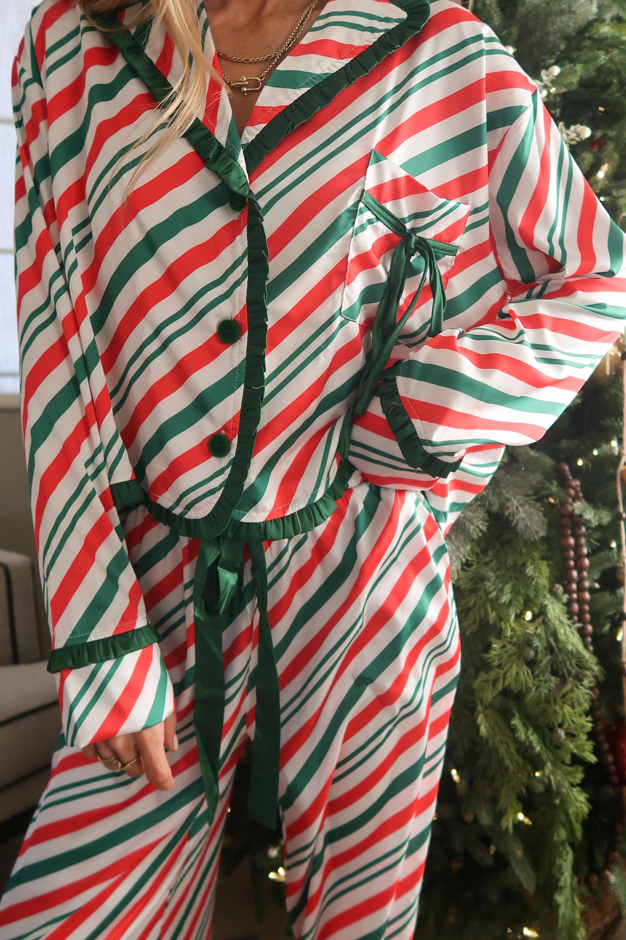 Candy Cane Lane Pajama Set
