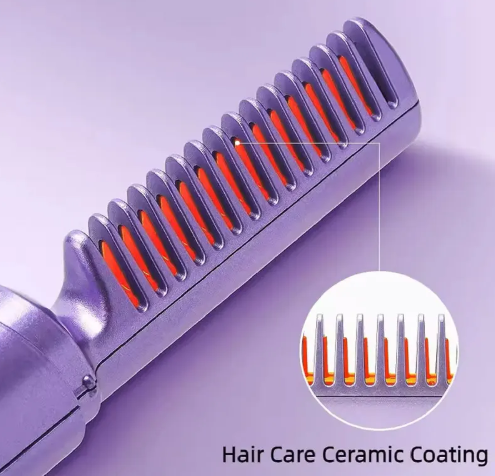 Mini Hair Straightener Comb – Style anytime, anywherev