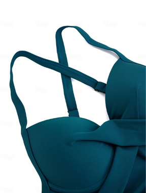 Mitch™ V-Neck Tankini – Sculpted Elegance with Lightness