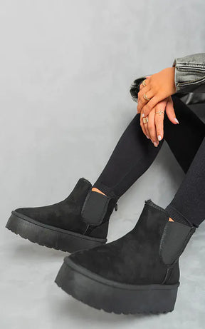 CozyLift™ Platform Boots – Supportive Warmth for Sensitive Feet