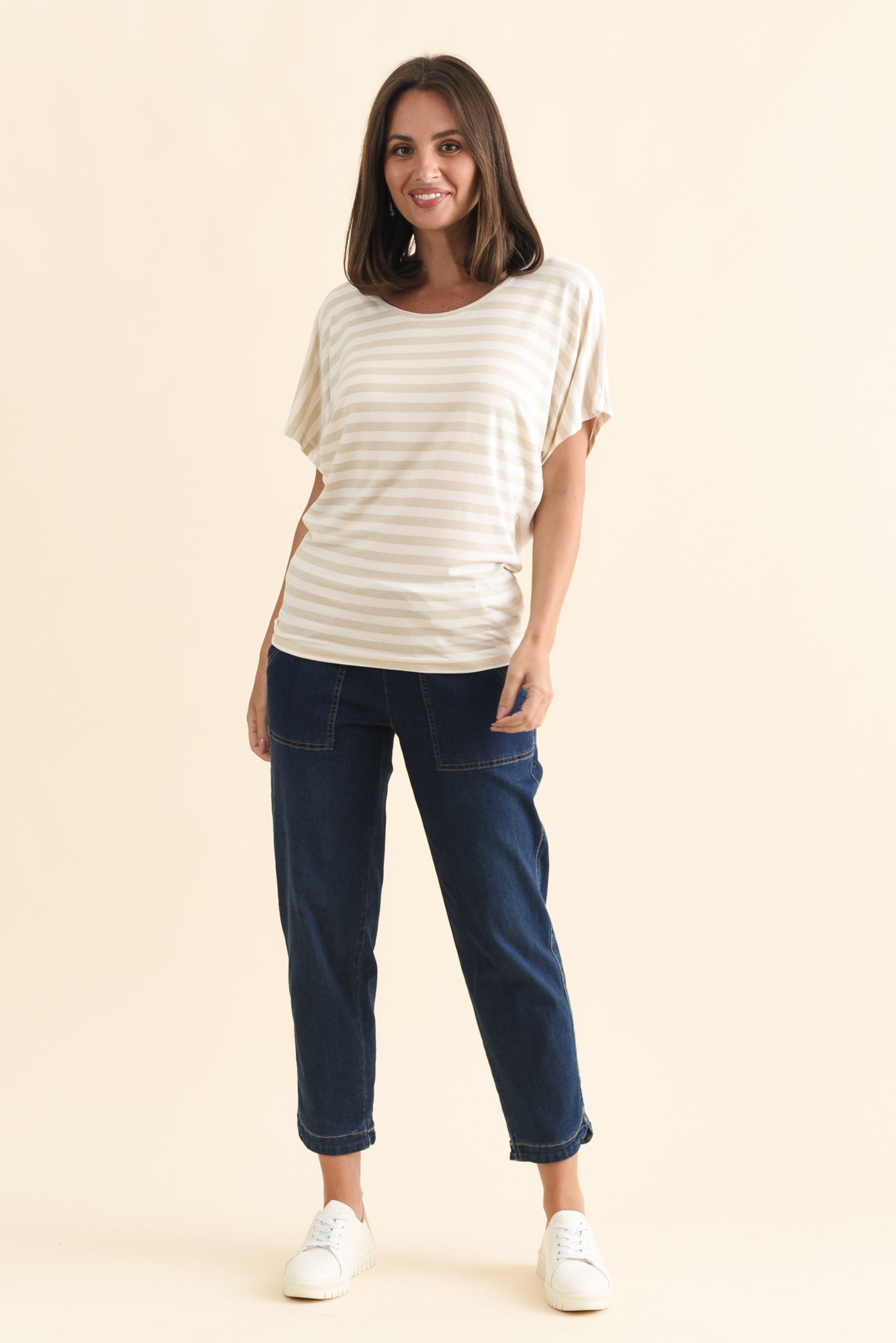 Gold Stripe Maui Tee