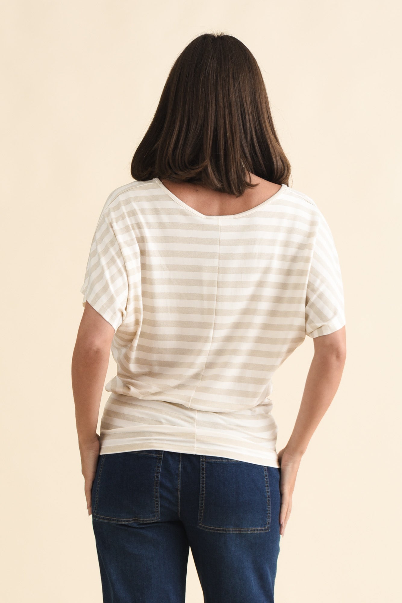 Gold Stripe Maui Tee