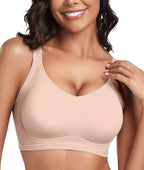 Seamless Full Coverage Push Up No Underwire Bras
