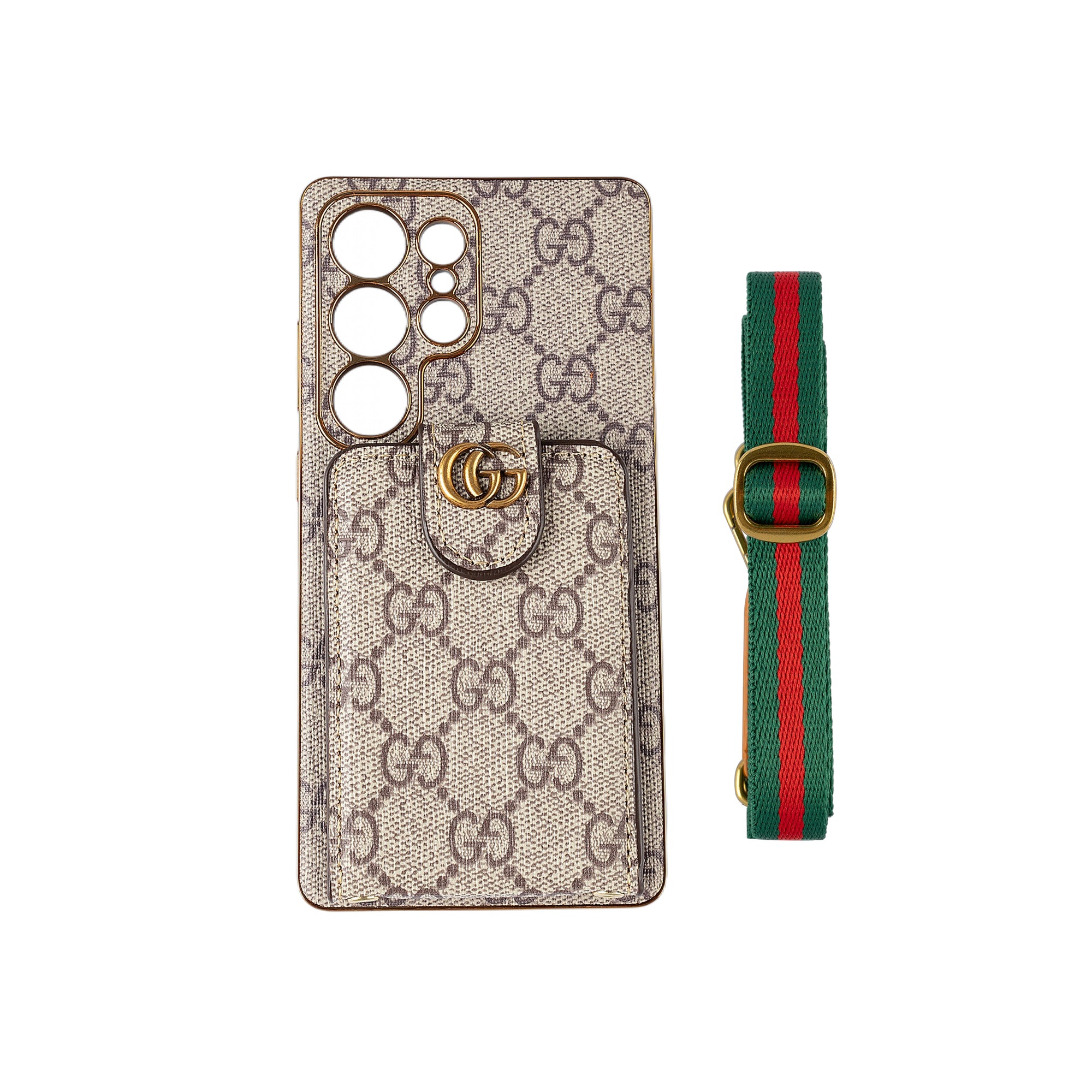 Advanced Leather Samsung Phone Case with Wallet and Strap