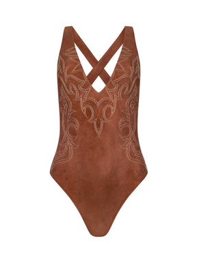 Lisa Plunge One-Piece Swimsuit