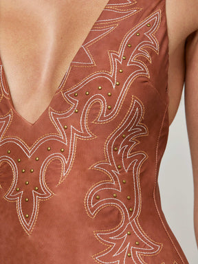 Lisa Plunge One-Piece Swimsuit