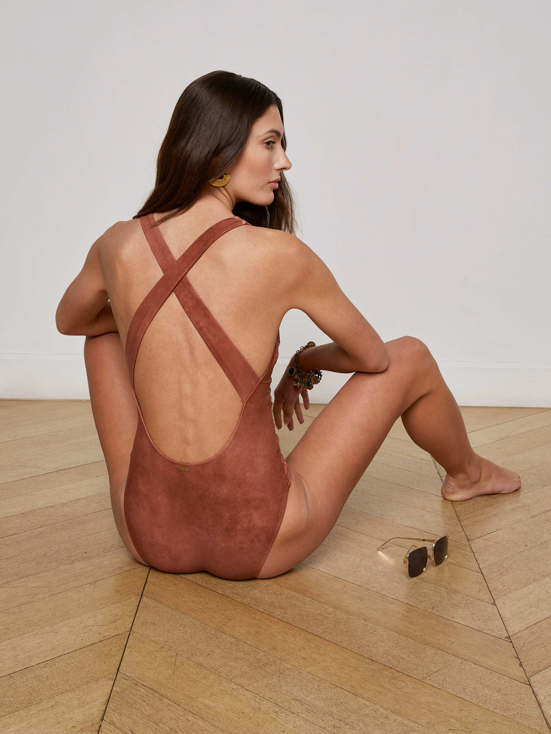 Lisa Plunge One-Piece Swimsuit