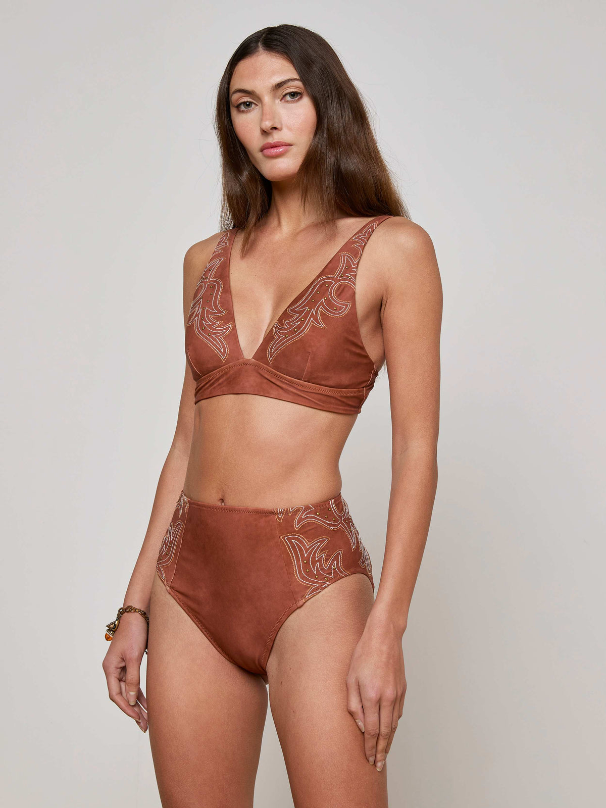 Vanessa High-Waisted Bikini Bottom