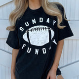 Mineral-Wash “Sunday Funday” Graphic Tee