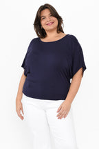 Navy Maui Tee