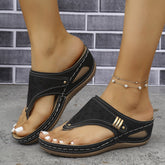 SoleilStep™ Platform Sandals – Elegant Comfort for Everyday Use