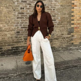 V Neck Button Cardigan