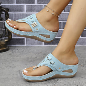 SoleilStep™ Platform Sandals – Elegant Comfort for Everyday Use