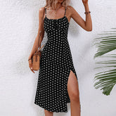 Alisha | Polka Dot Midi Dress